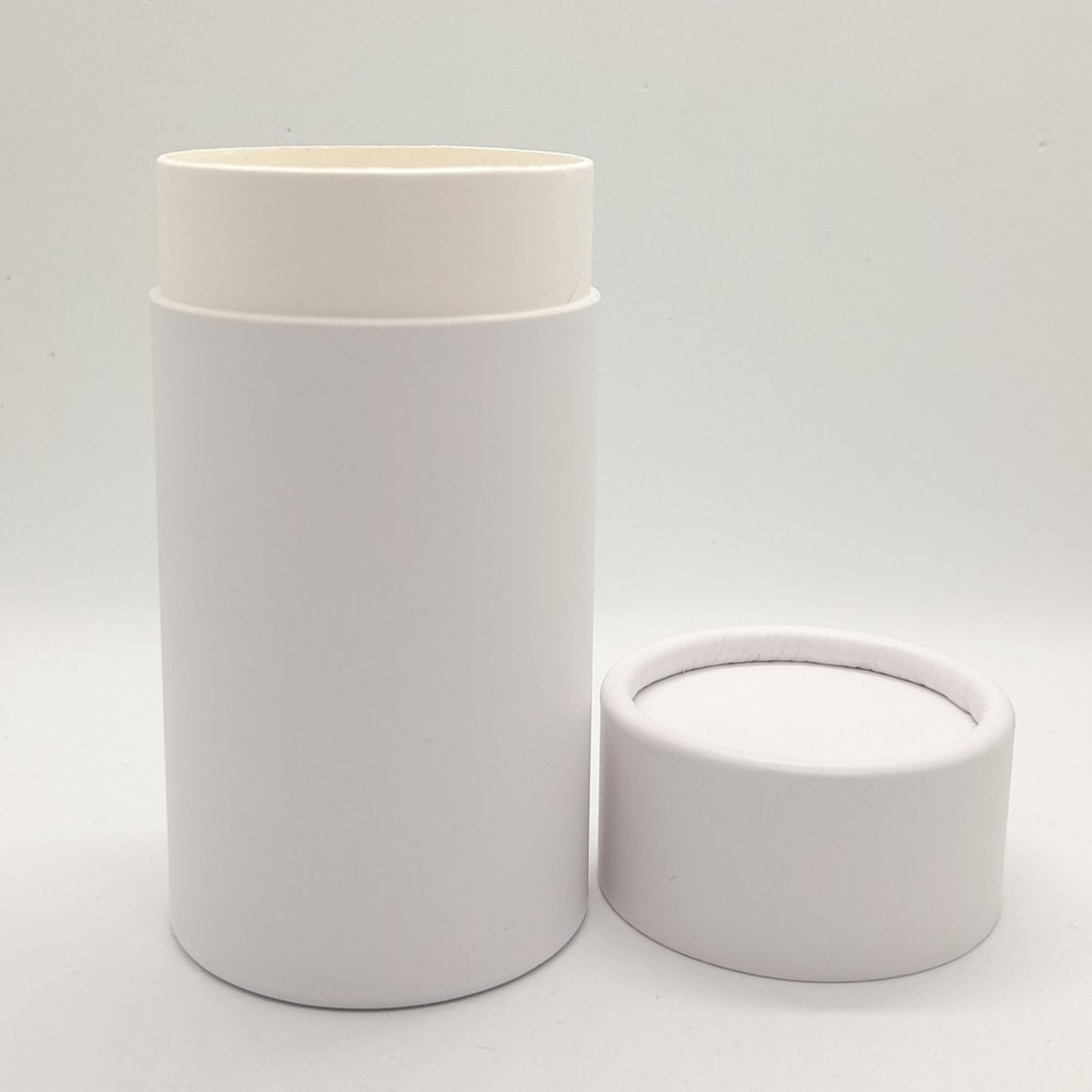 80mL Matte White Push-Up Tube